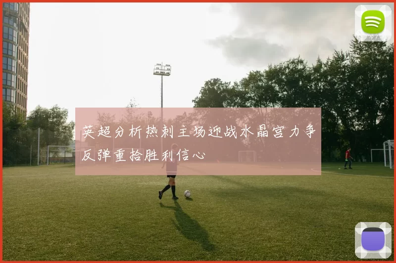 英超分析热刺主场迎战水晶宫力争反弹重拾胜利信心